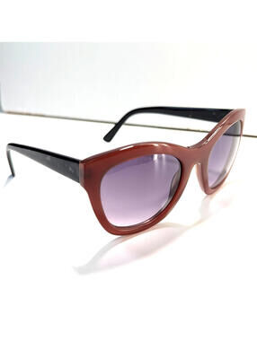 ETT:TWA By Anthropologie Designer Sunglasses Purple/Black Chic Style Classic Y2K